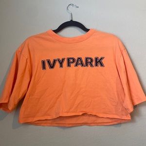 Orange Ivy Park crop top - Size S